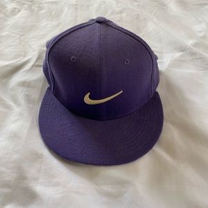 Purple Nike Fitted Cap
